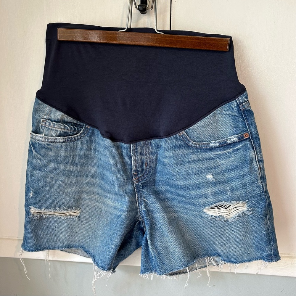 Old Navy Blue Jean MATERNITY Shorts